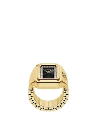 Fossil Women's Raquel Two-Hand Stainless Steel Ring Watch