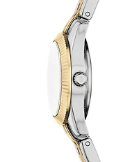 Fossil Women's Scarlette Mini Quartz Two Tone Three-Hand Stainless Steel Watch