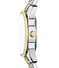 Fossil Women's Scarlette Quartz Three Hand Day Date Stainless Steel Bracelet Watch