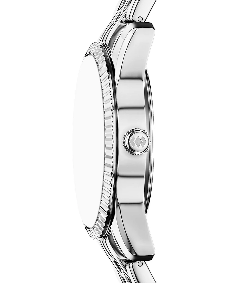 Fossil Women's Scarlette Quartz Three Hand Day Date Stainless Steel Bracelet Watch