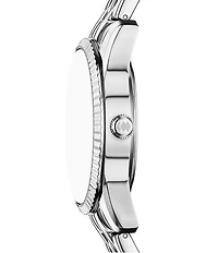 Fossil Women's Scarlette Quartz Three Hand Day Date Stainless Steel Bracelet Watch