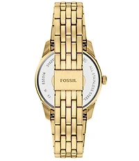 Fossil Women's Scarlette Quartz Three-Hand Gold Tone Stainless Steel Watch
