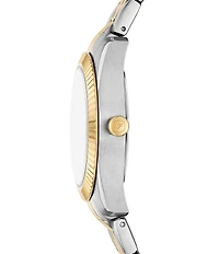 Fossil Women's Scarlette Three-Hand Two-Tone Stainless Steel Bracelet Watch