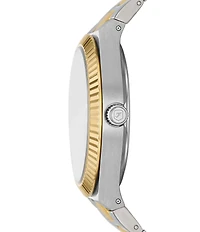 Fossil Women's Scarlette Three-Hand Genuine Malachite Two-Tone Stainless Steel Bracelet Watch