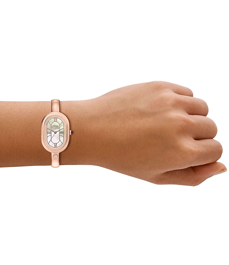 Fossil Women's Sloan Quartz Three Hand Stainless Steel Bracelet Watch