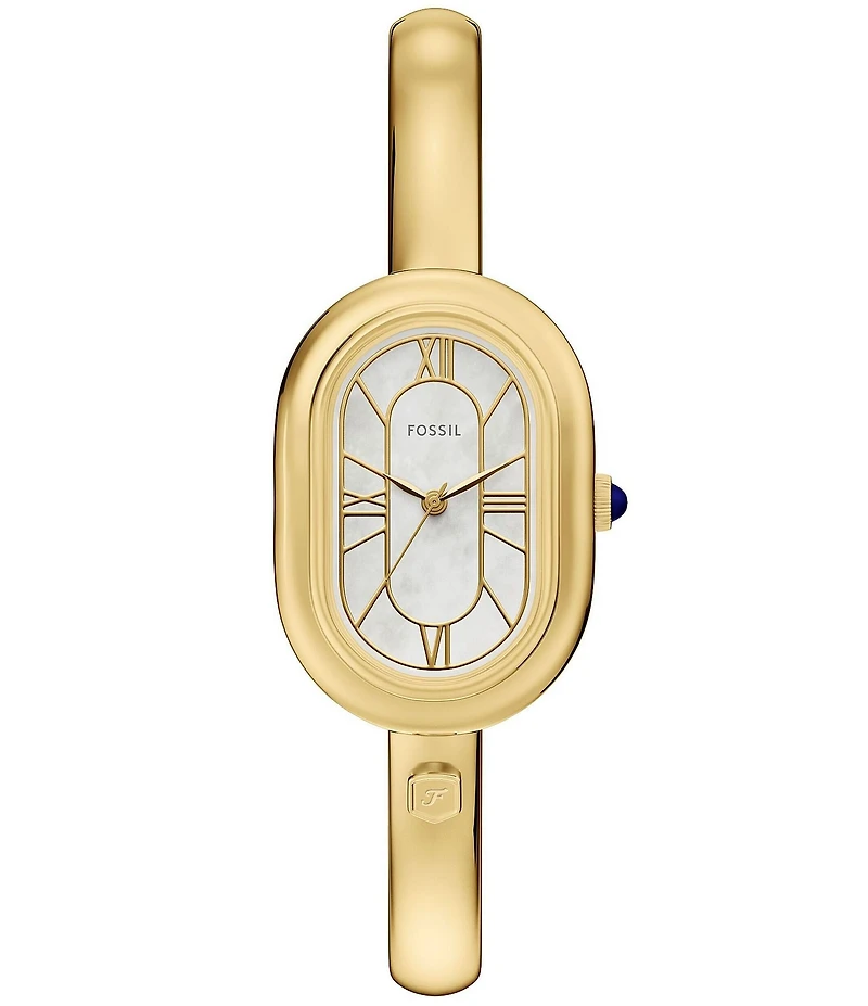 Fossil Women's Sloan Three-Hand Analog Stainless Steel Bangle Watch