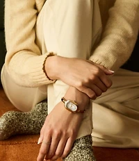 Fossil Women's Sloan Three-Hand Analog Stainless Steel Bangle Watch