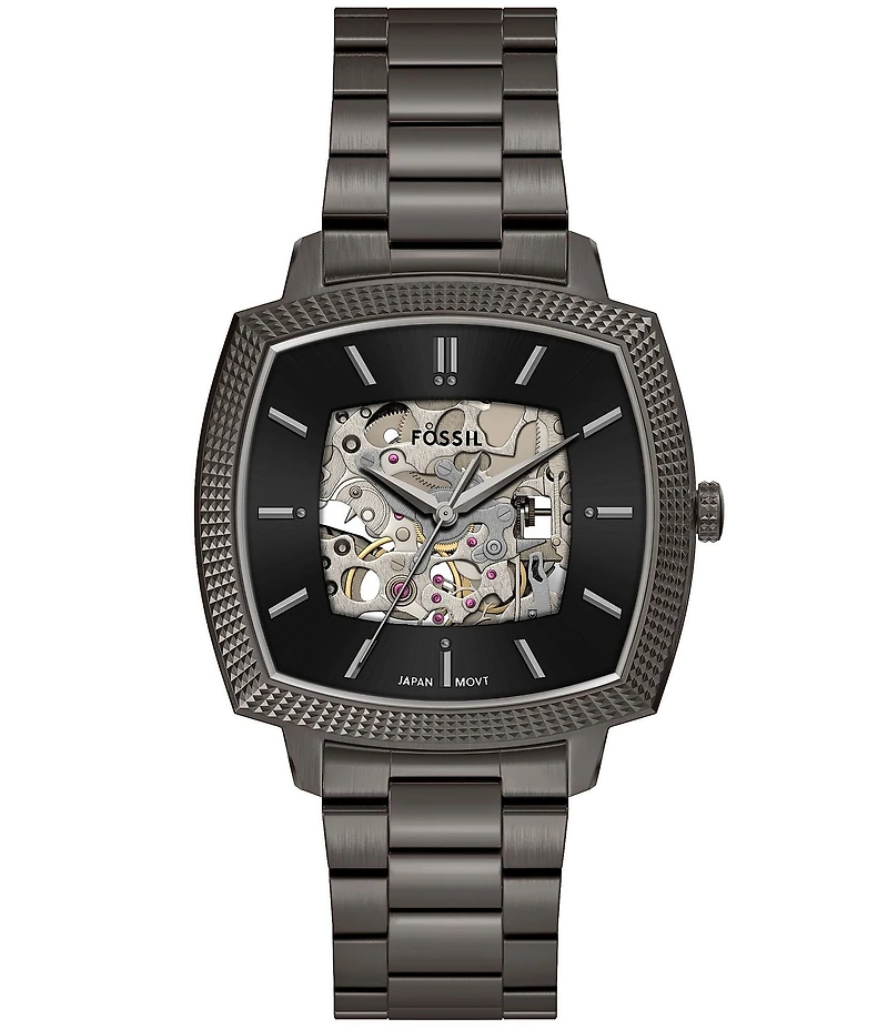 Fossil x Nick Jonas Machine Luxe Automatic Stainless Steel Bracelet Watch