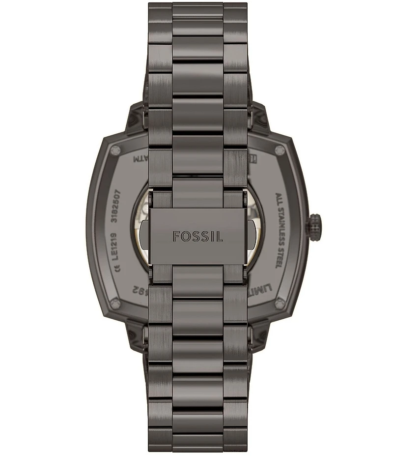 Fossil x Nick Jonas Machine Luxe Automatic Stainless Steel Bracelet Watch