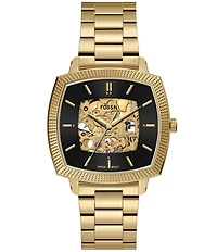 Fossil x Nick Jonas Machine Luxe Automatic Stainless Steel Bracelet Watch