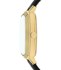 Fossil x Nick Jonas Machine Luxe Three-Hand Croco Leather Strap Watch