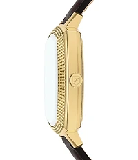 Fossil x Nick Jonas Machine Luxe Three-Hand Croco Leather Strap Watch