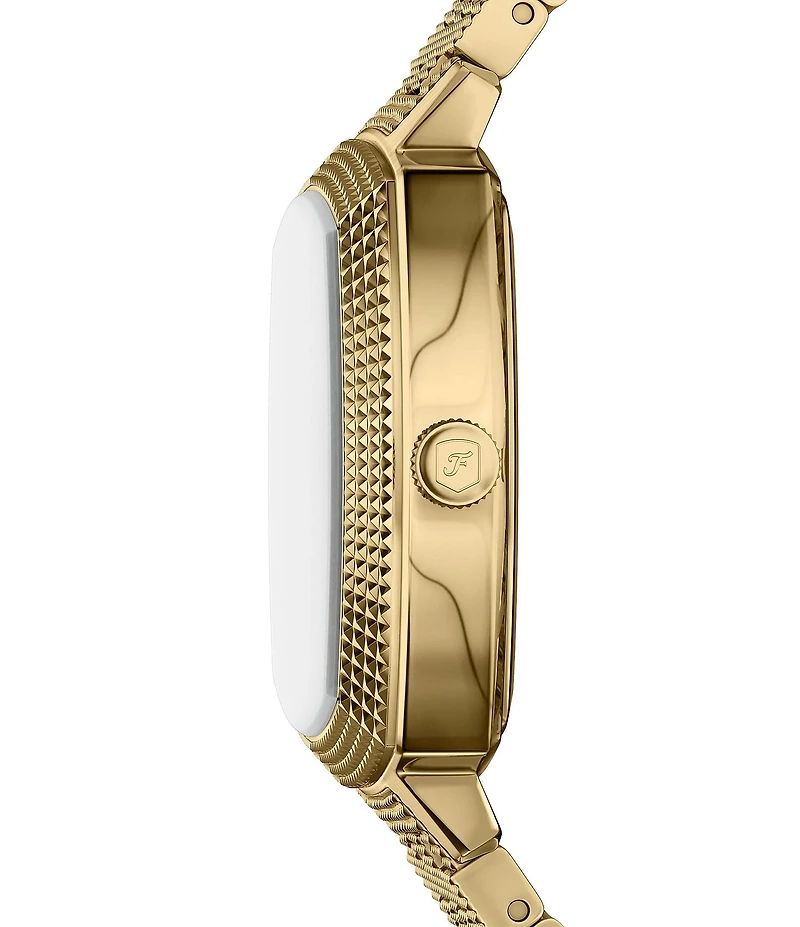 Fossil x Nick Jonas Machine Luxe Three-Hand Stainless Steel Bracelet Watch