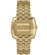 Fossil x Nick Jonas Machine Luxe Three-Hand Stainless Steel Bracelet Watch