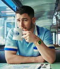 Fossil x Nick Jonas Machine Luxe Three-Hand Stainless Steel Bracelet Watch