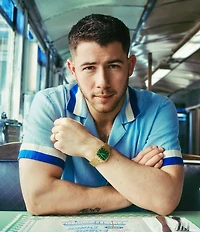 Fossil x Nick Jonas Machine Luxe Three-Hand Stainless Steel Bracelet Watch