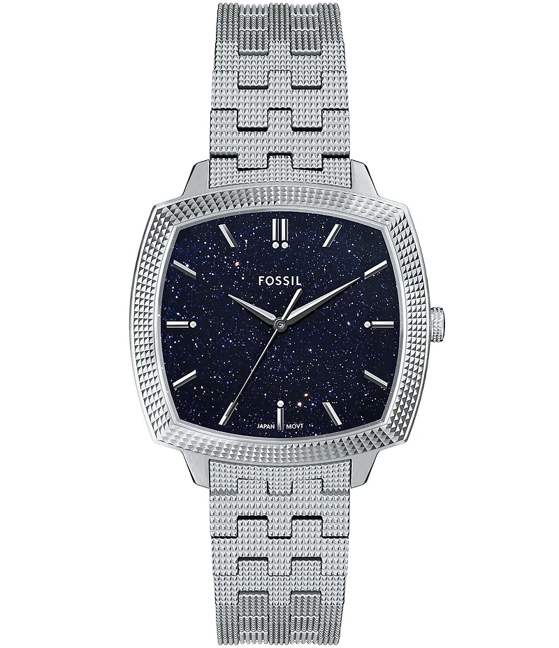 Fossil x Nick Jonas Machine Luxe Three-Hand Stainless Steel Bracelet Watch