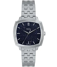 Fossil x Nick Jonas Machine Luxe Three-Hand Stainless Steel Bracelet Watch