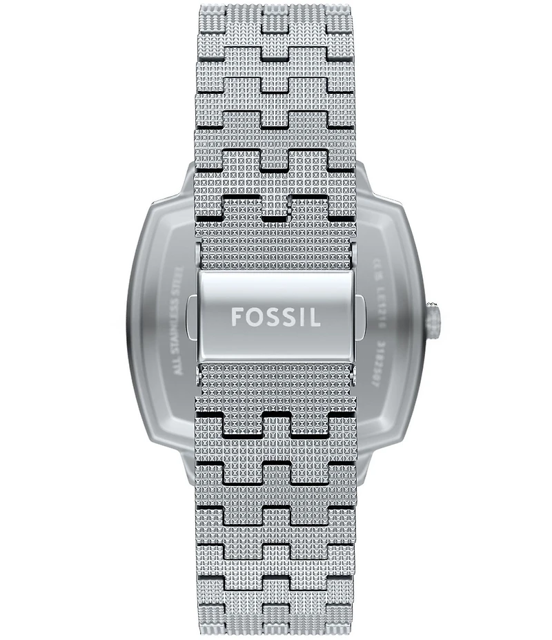 Fossil x Nick Jonas Machine Luxe Three-Hand Stainless Steel Bracelet Watch