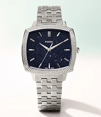 Fossil x Nick Jonas Machine Luxe Three-Hand Stainless Steel Bracelet Watch