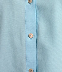 Foxcroft Gwen Point Collar 3/4 Sleeve Soft Cotton Shirt