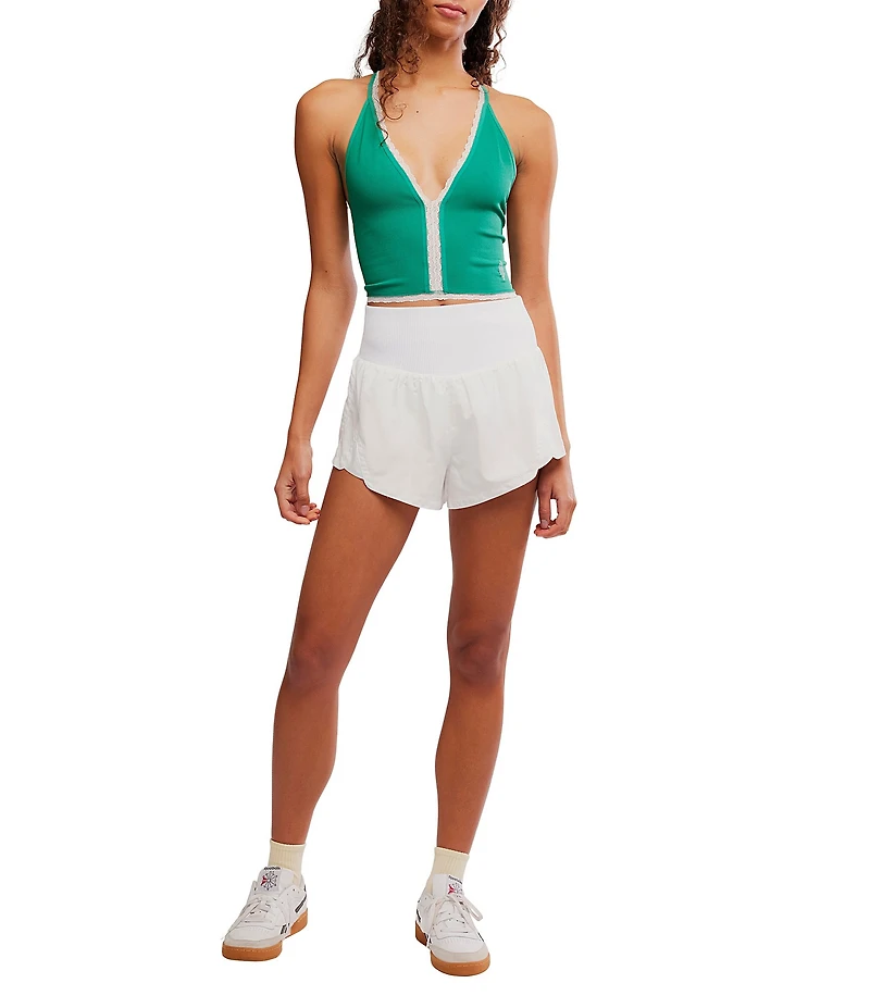 FP Movement Ace In Lace Plunge V-Neck Sleeveless Cami