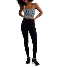 FP Movement All Clear Animal Print Scoop Neckline Sleeveless Cami