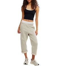 FP Movement All Clear Coastline Square Neck Sleeveless Rib Knit Layered Cami Top