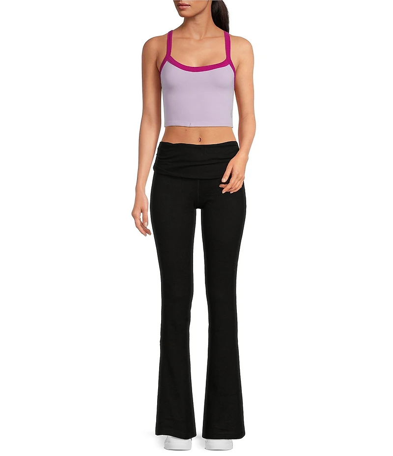 FP Movement All Clear Color Block Scoop Neckline Razorback Sleeveless Cami