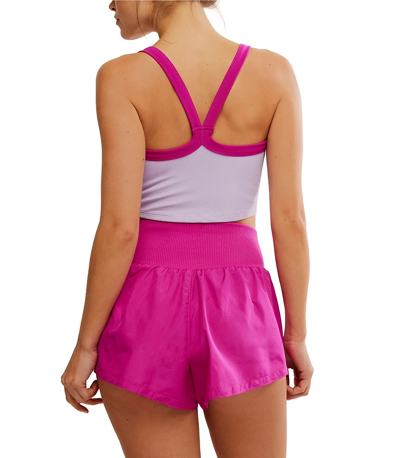 FP Movement All Clear Color Block Scoop Neckline Razorback Sleeveless Cami