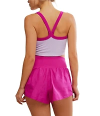 FP Movement All Clear Color Block Scoop Neckline Razorback Sleeveless Cami