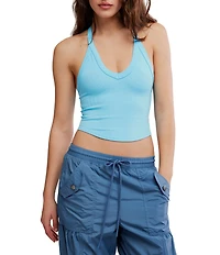 FP Movement All Clear V-Neck Sleeveless Cropped Cami