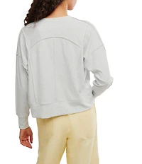 FP Movement All My Love Crew Neck Long Sleeve Top