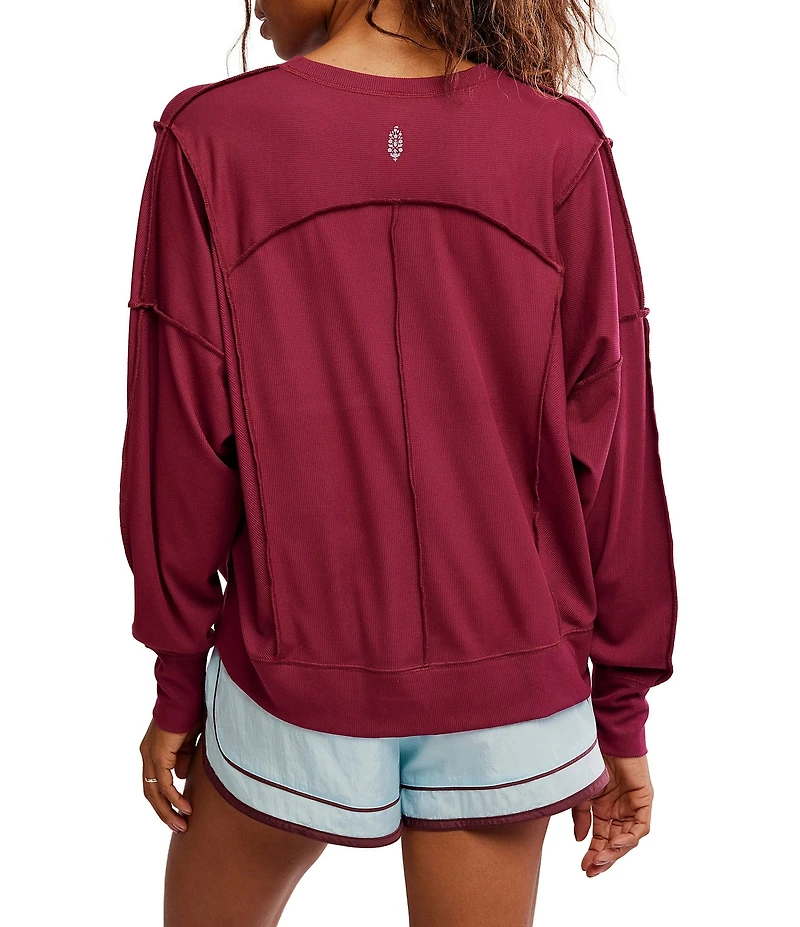 FP Movement All My Love Crew Neck Long Sleeve Top