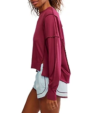 FP Movement All My Love Crew Neck Long Sleeve Top