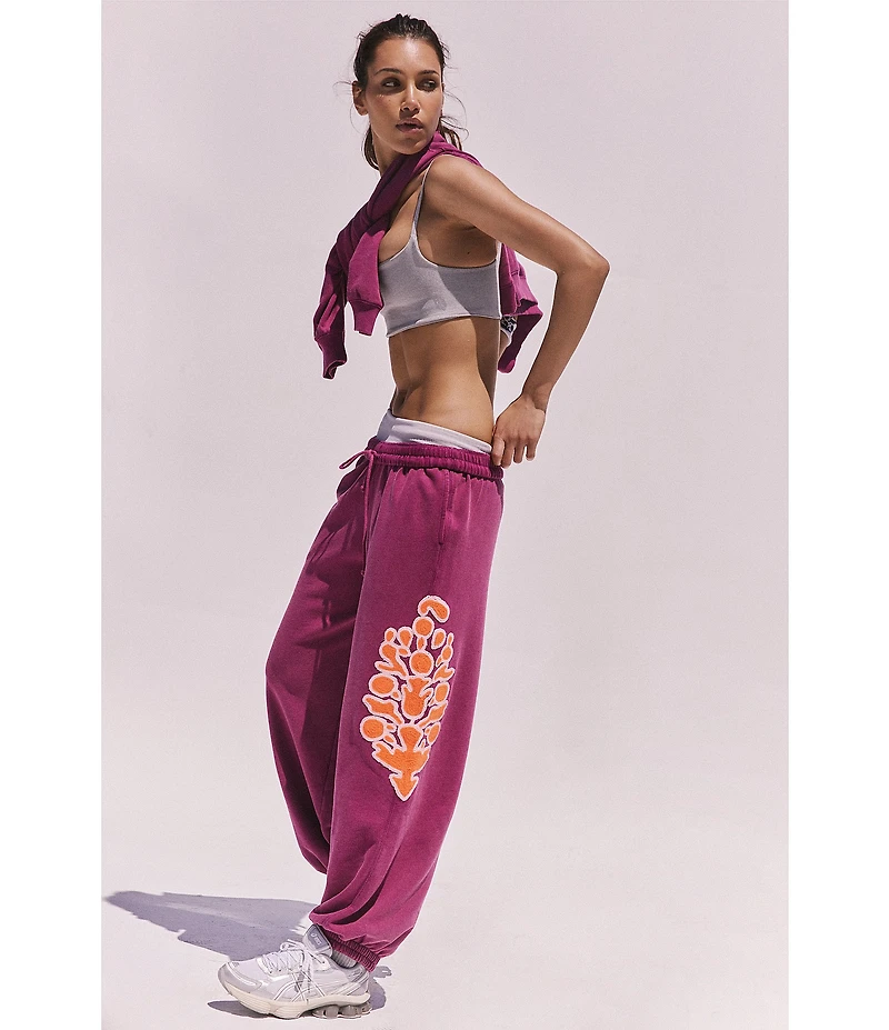 FP Movement All Star Mid Rise Slouchy Oversized Sweatpants