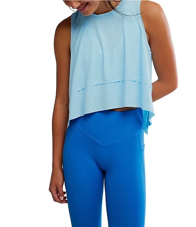 FP Movement Crew Neckline Curved Hem Tempo Tank