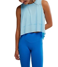FP Movement Crew Neckline Curved Hem Tempo Tank