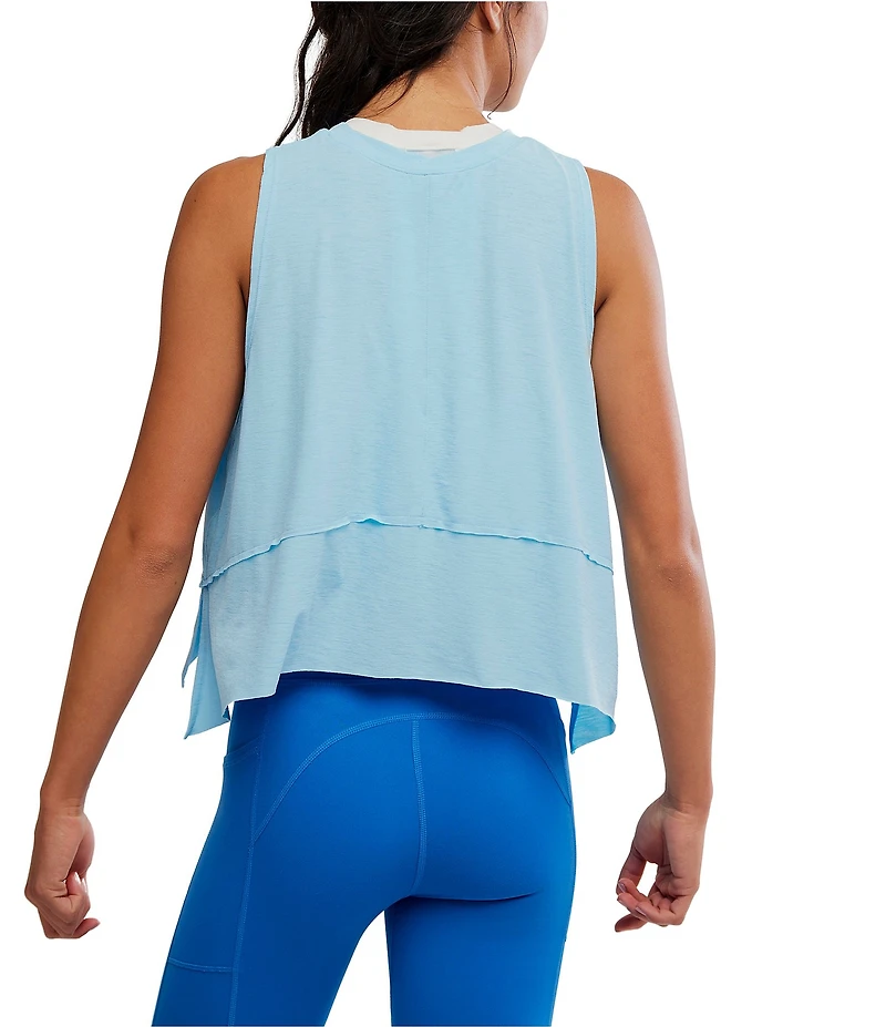 FP Movement Crew Neckline Curved Hem Tempo Tank