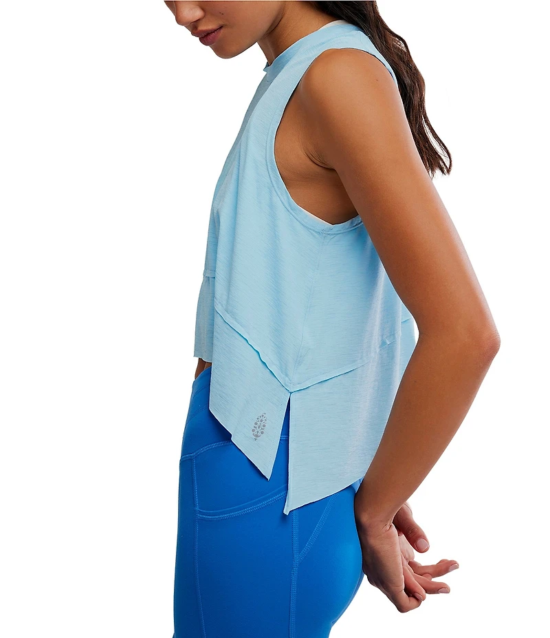 FP Movement Crew Neckline Curved Hem Tempo Tank