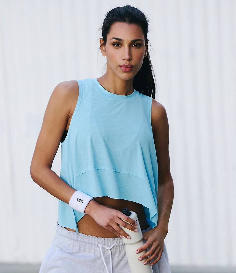 FP Movement Crew Neckline Curved Hem Tempo Tank