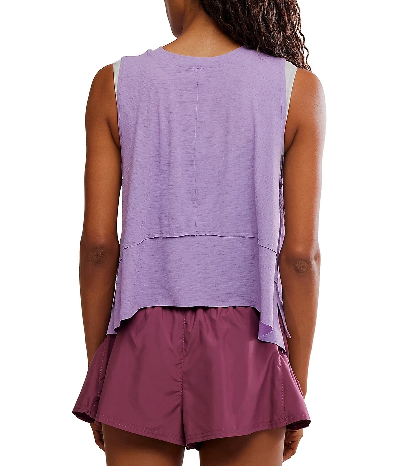 FP Movement Crew Neckline Curved Hem Tempo Tank
