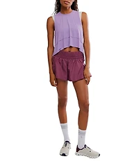 FP Movement Crew Neckline Curved Hem Tempo Tank