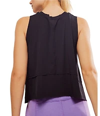 FP Movement Crew Neckline Curved Hem Tempo Tank