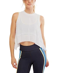 FP Movement Crew Neckline Curved Hem Tempo Tank