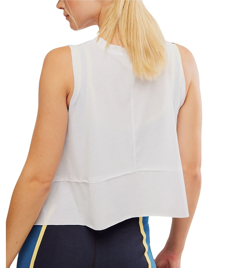 FP Movement Crew Neckline Curved Hem Tempo Tank
