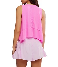 FP Movement Crew Neckline Curved Hem Tempo Tank