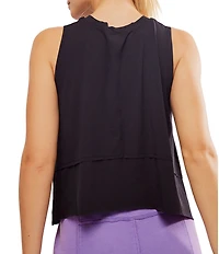 FP Movement Crew Neckline Curved Hem Tempo Tank