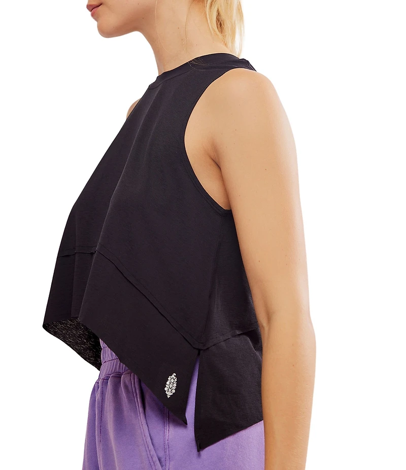 FP Movement Crew Neckline Curved Hem Tempo Tank