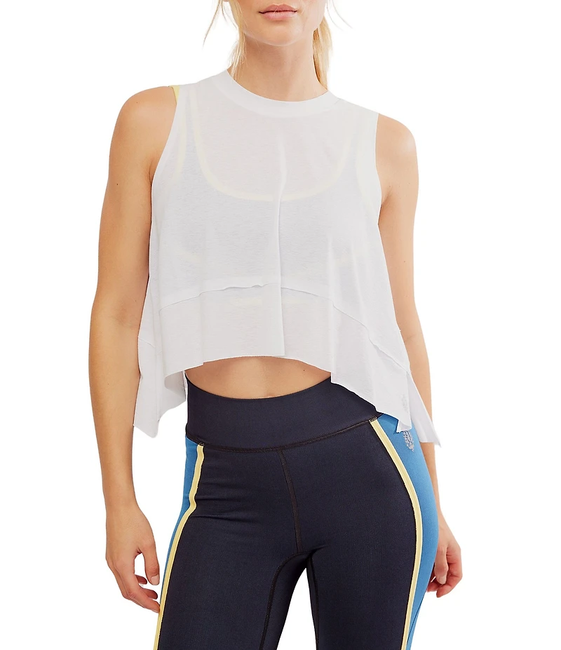 FP Movement Crew Neckline Curved Hem Tempo Tank